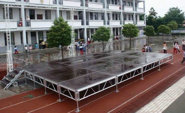 China Wasserdichte bewegliche Stadiums-Plattform, faltendes Stadiums-Aluminium T6082-T6 fournisseur